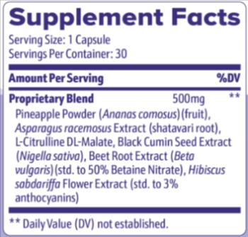Flush Factor Plus Active Ingredients