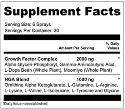 Whispeara Supplement Facts
