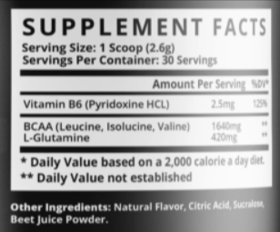 Alpha X10 ND Supplement Facts