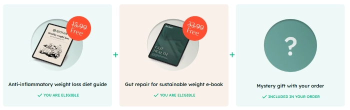 BioMa Probiotics Bonuses