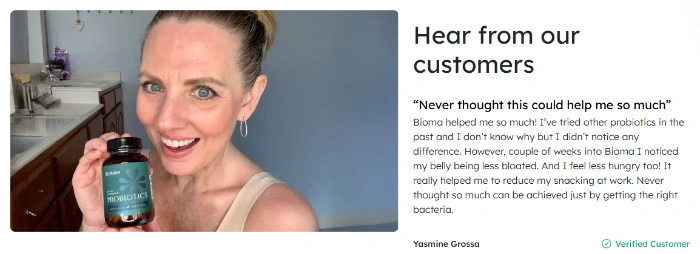 BioMa Probiotics Customer Reviews