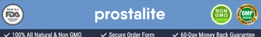 Prostalite certificate